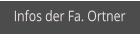 Infos der Fa. Ortner